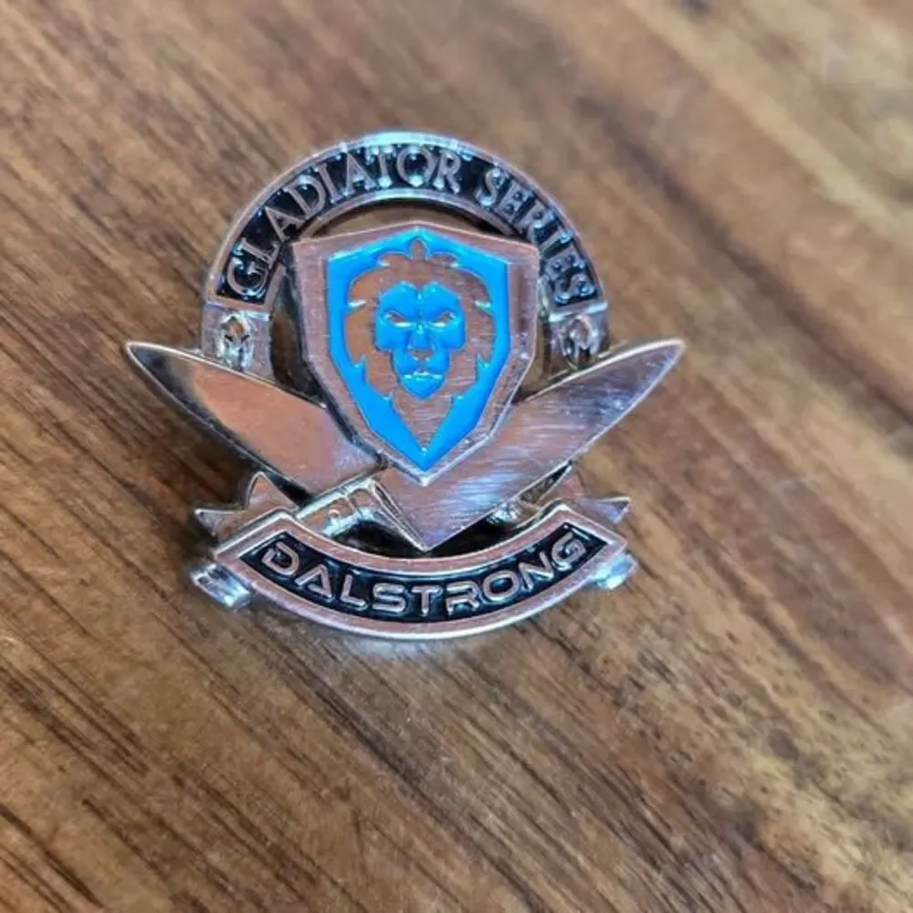 Dalstrong Gladiator Series Lion Shield Crossed Knives Enamel Lapel Pin Chef